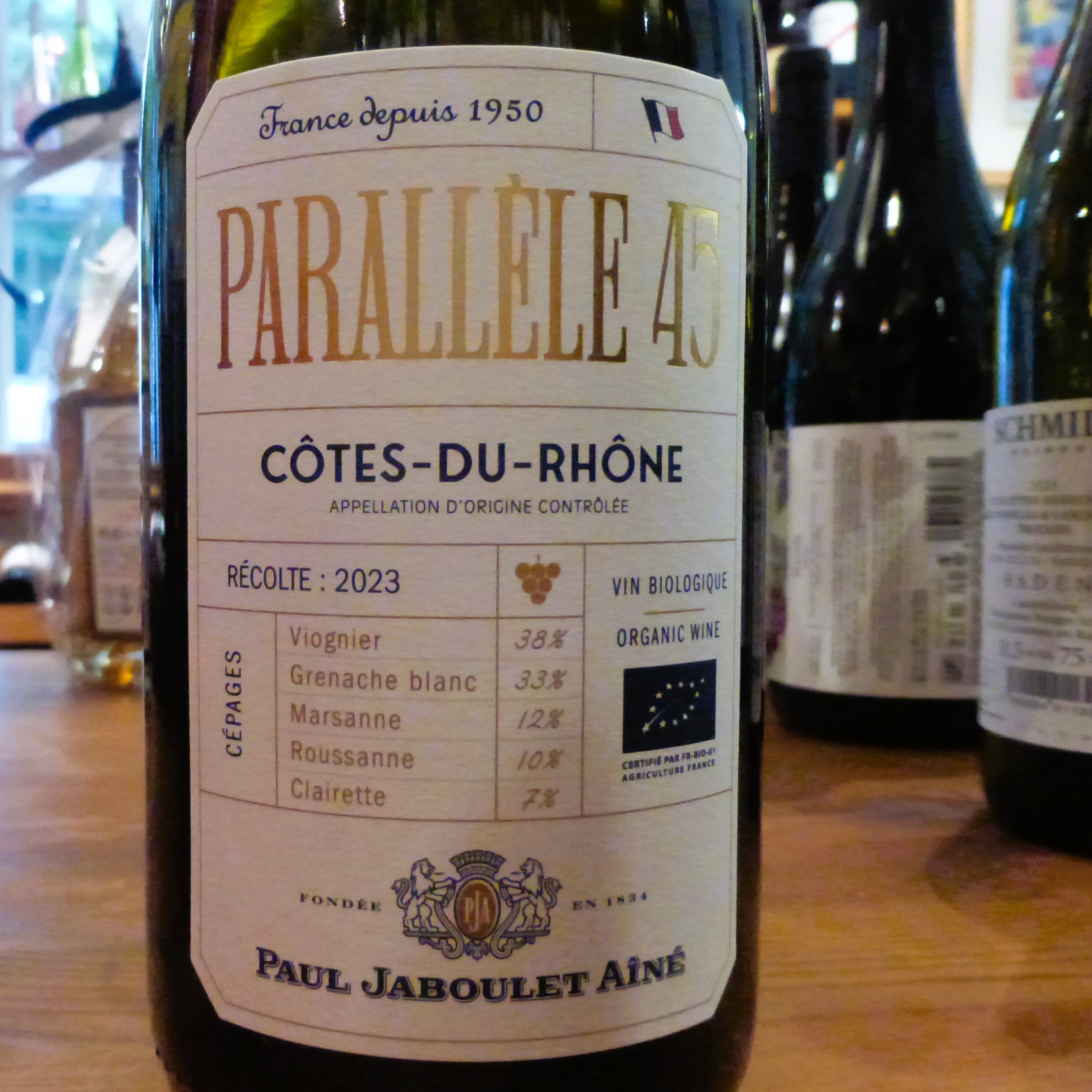 2023 Parallèle 45 Blanc Côtes du Rhone AOC, Paul Jaboulet Aîné