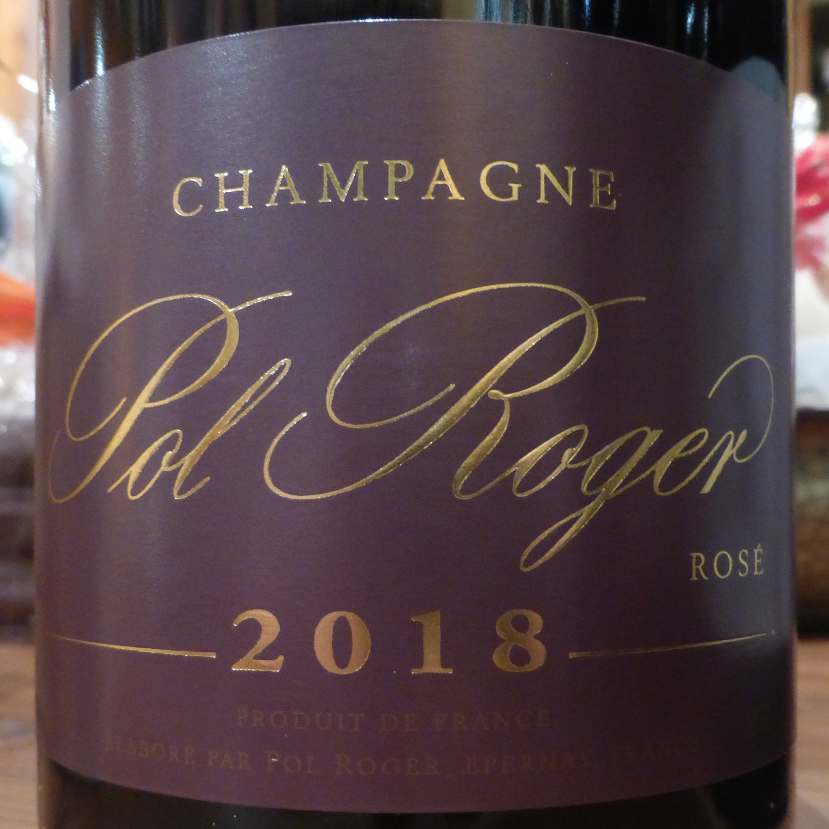 2018 Vintage Champagne Pol Roger Rose Brut