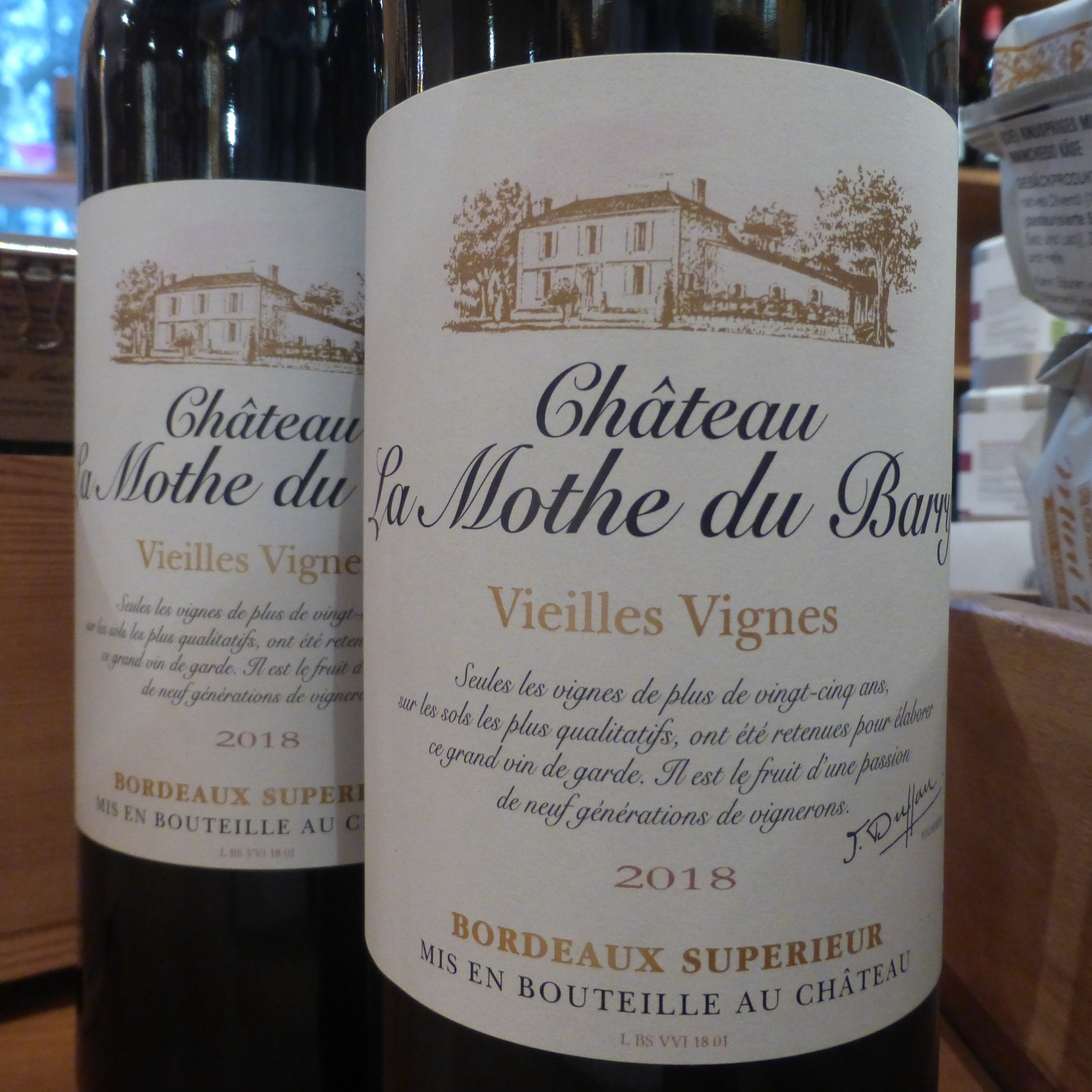 2022 Château La Mothe du Barry Vieilles Vignes Bordeaux Superieur